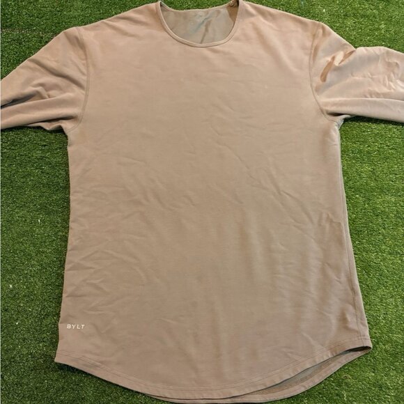 Bylt Basics shirt mens large green long sleeve lightweight stretch breathable 7 - Picture 2 of 14